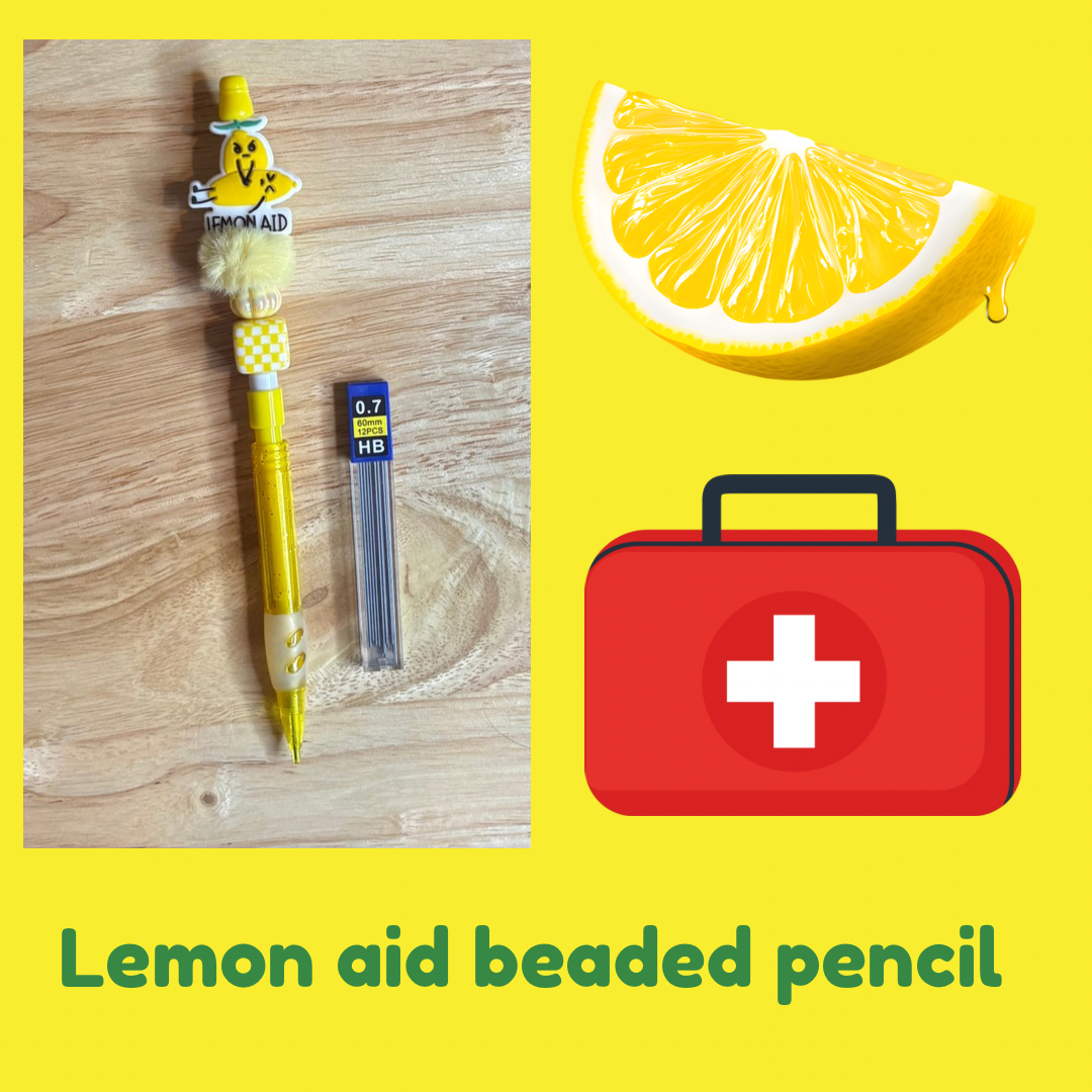 Random mix of beaded pencils