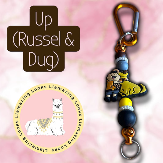 Character Beaded Keychain Mix