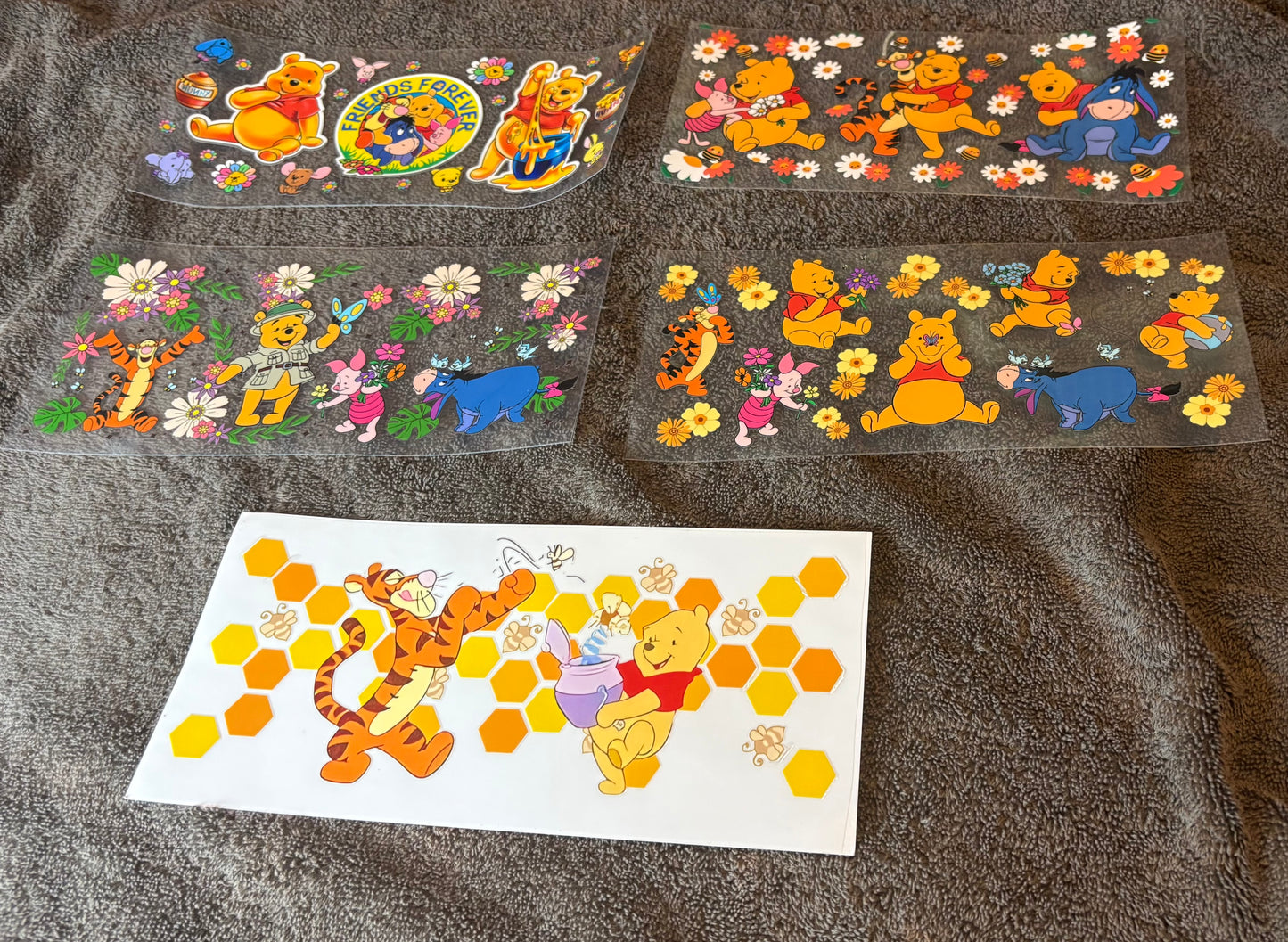 CUSTOM MADE TO ORDER Winnie the Pooh Cups