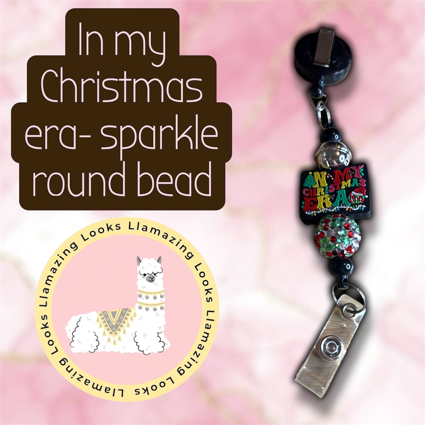 10% off 🏷️ Christmas Beaded Badge Reels