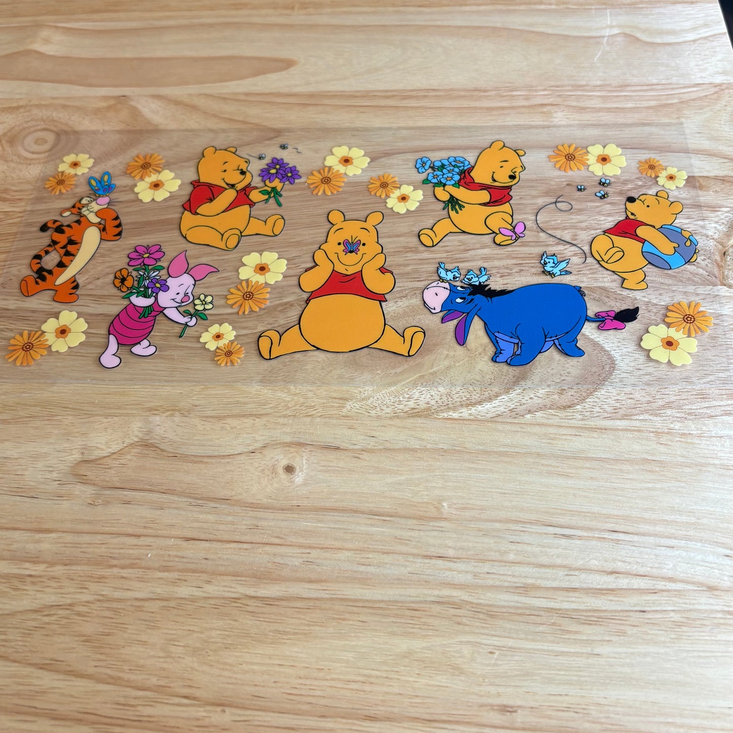MADE TO ORDER Winnie the Pooh  glass or plastic cups