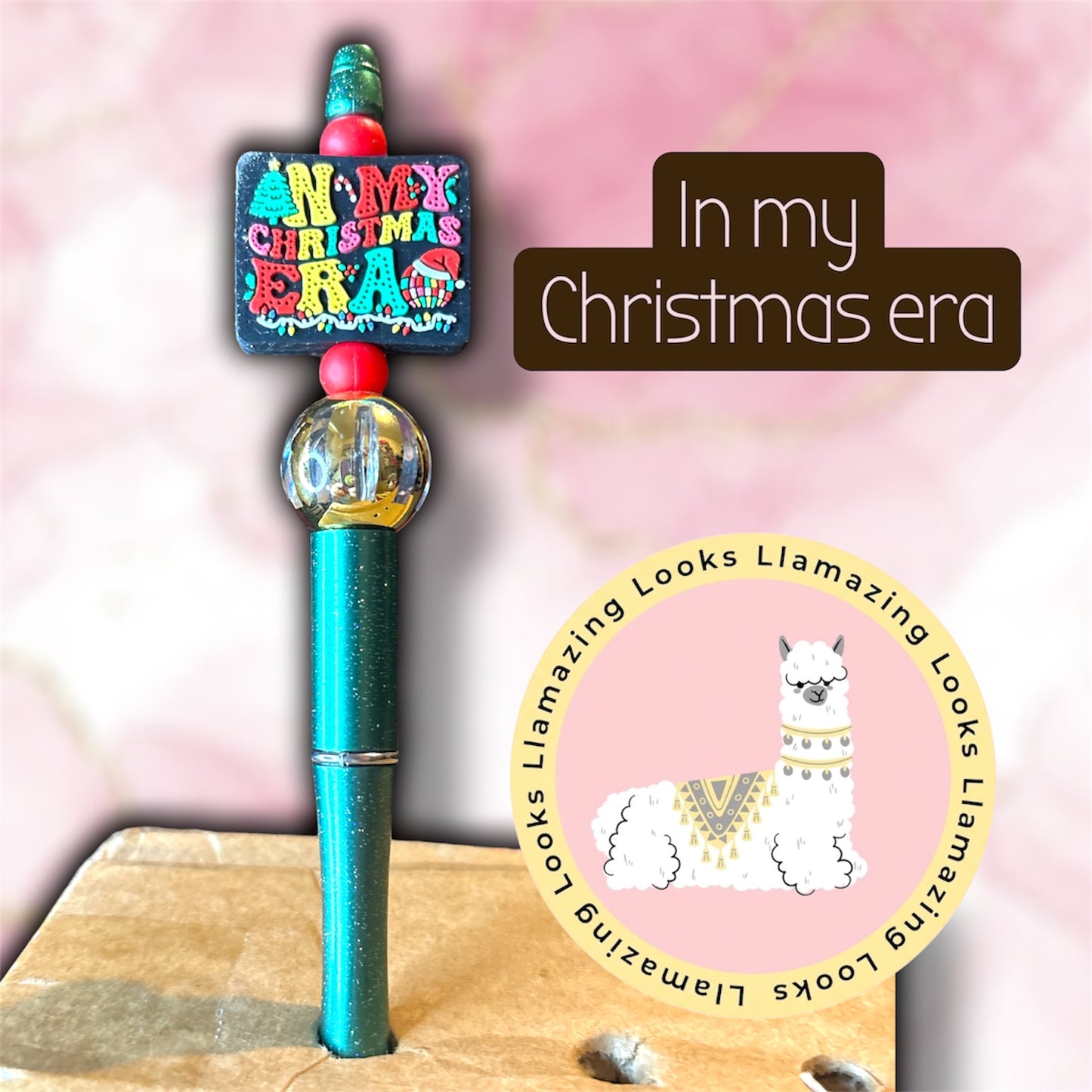 10% off🏷️ Random Mix of Christmas/Winter Beaded Pens