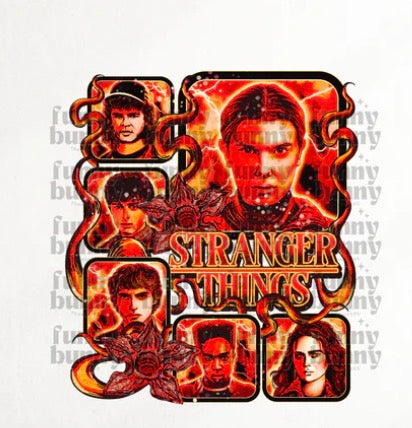 CUSTOM PREORDER Stranger Things glass and plastic cups