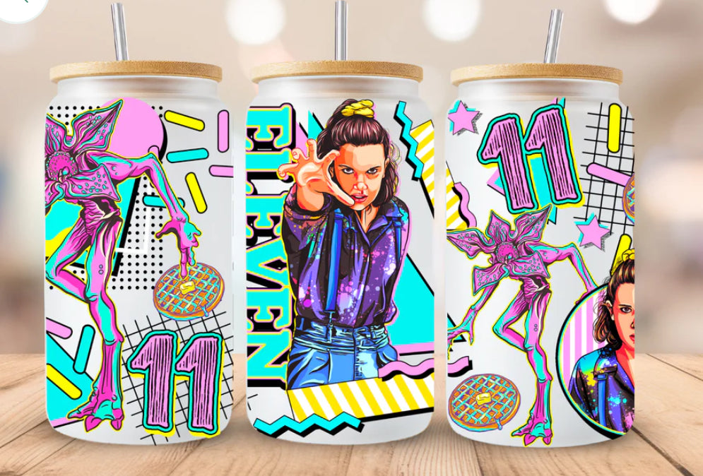 CUSTOM PREORDER Stranger Things glass and plastic cups