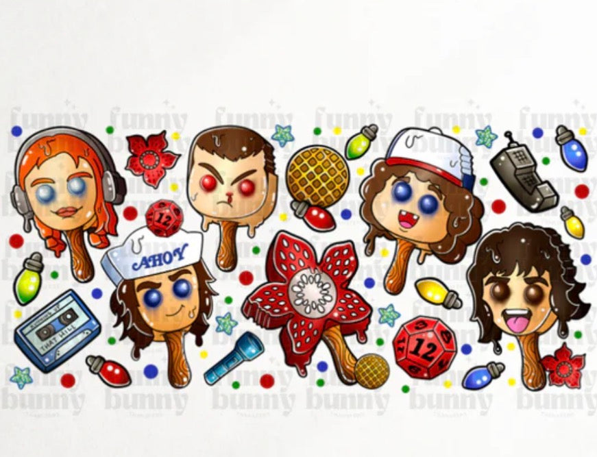 CUSTOM PREORDER Stranger Things glass and plastic cups