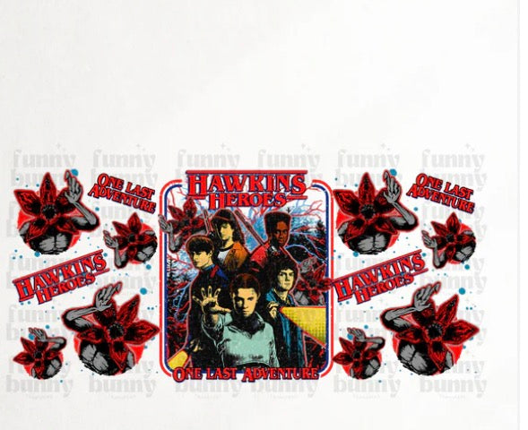 CUSTOM PREORDER Stranger Things glass and plastic cups