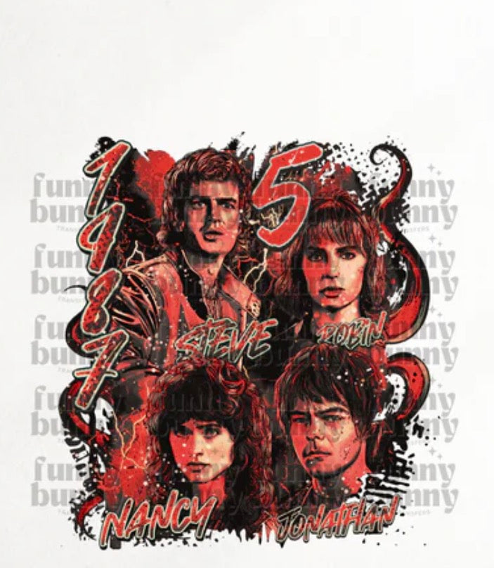 CUSTOM PREORDER Stranger Things glass and plastic cups