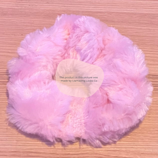 Pink Vanilla Hair Scrunchie