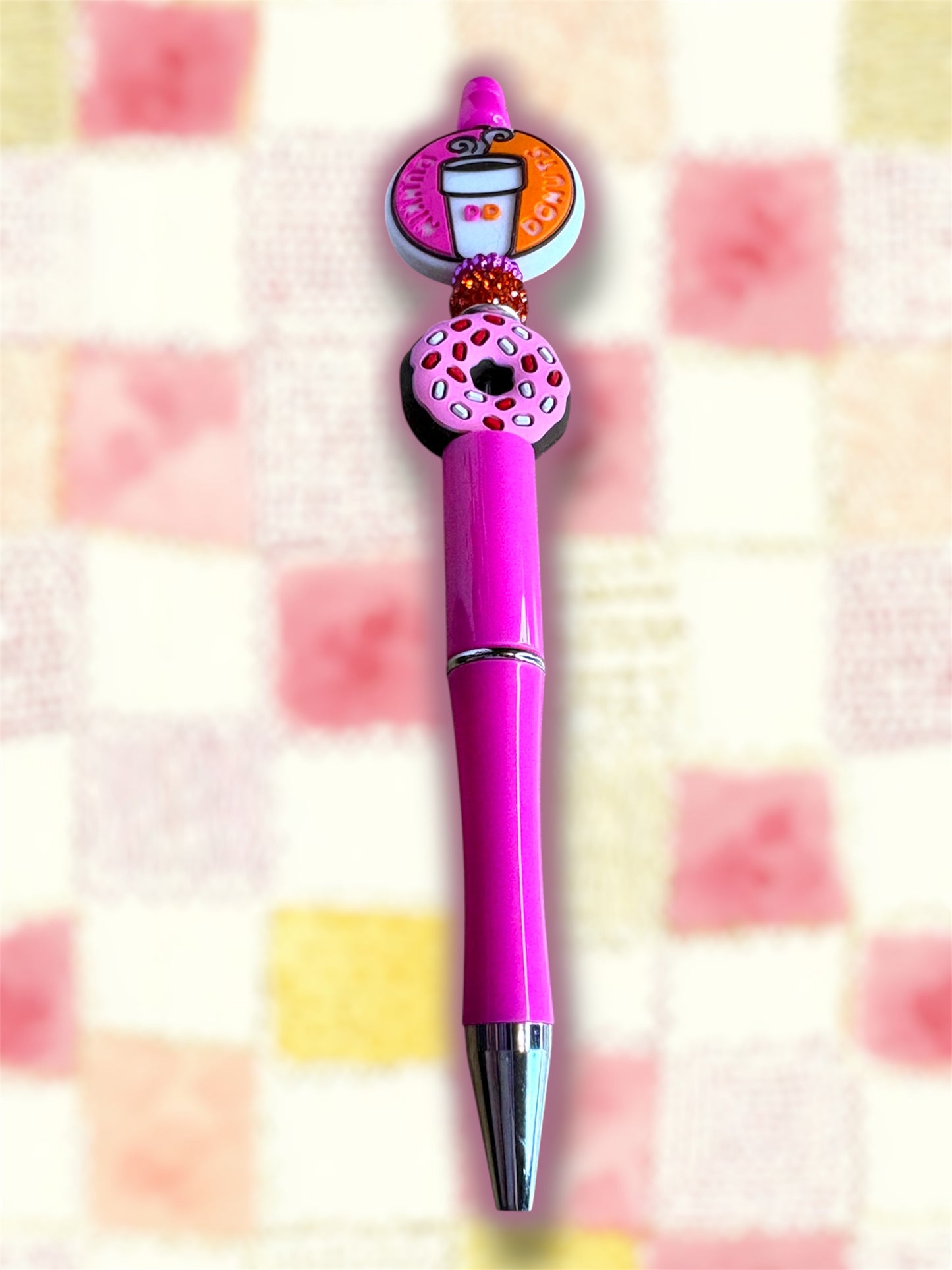 Dunkin Donuts & donut beaded pens