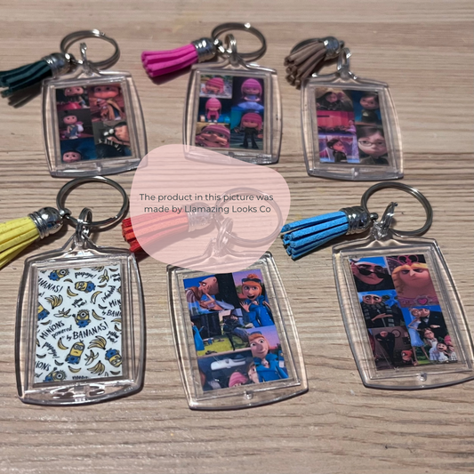 Despicable Me Photo Keychains