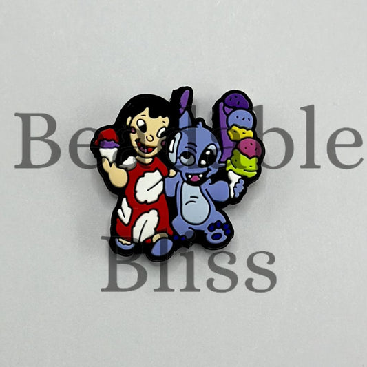 *Custom PREORDER* Lilo & Stitch (Beaded pen/Mechanical pencil/Stylus/Carabiner keychain/ Keychain/ Bookmark)