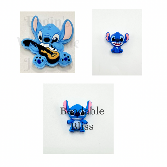 *Custom PREORDER* Stitch- multiple options (Beaded pen/Mechanical pencil/Stylus/Carabiner keychain/ Keychain/ Bookmark)