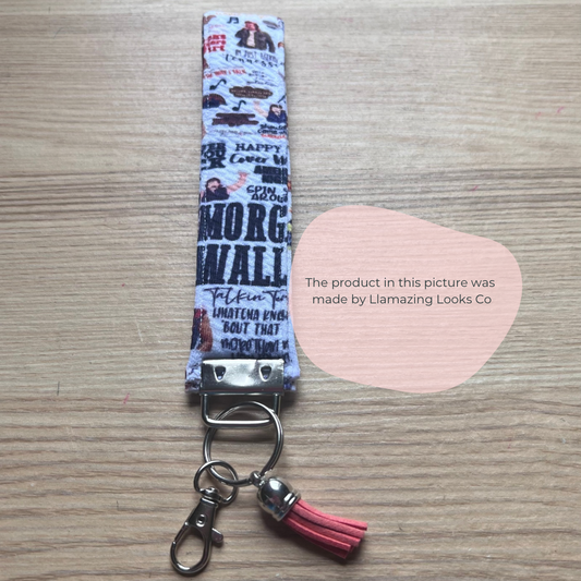 Morgan Wallen wrist keyfob/ keychain/wristlet