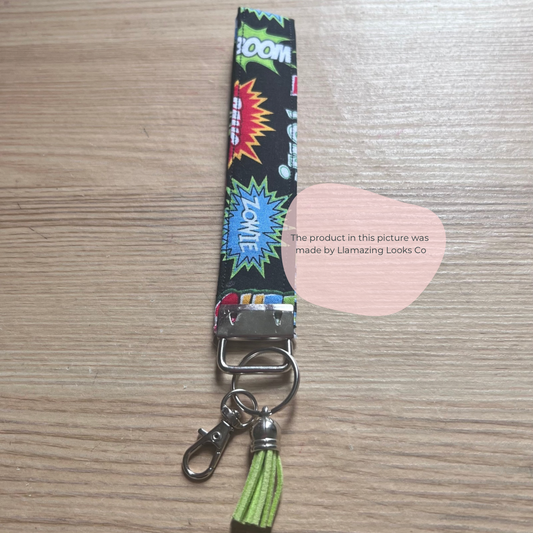 Heroic Blast Fabric Keychain