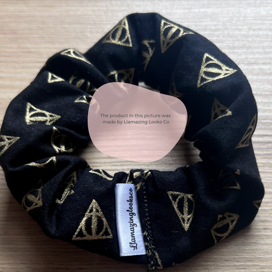 Kids Deathly Hallows Hair Scrunchie