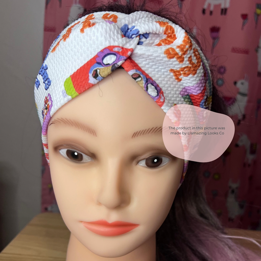 Teen/Adult Bluey Grannies Twist Knot Headband (one size fits most)