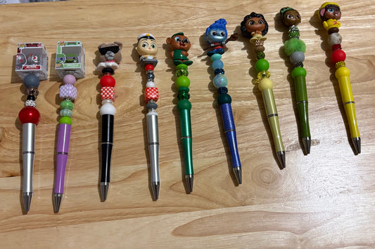 Doorables/Funko Inspired Figurine Beaded Pens